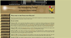 Desktop Screenshot of forgotten-realms.wandering-dwarf.com